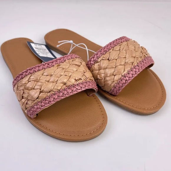Women's Dez Woven Slide Sandals - Universal Thread™ Sz 8.5 - Picture 2 of 3